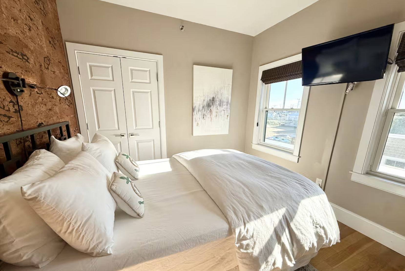 Clean bedroom interior