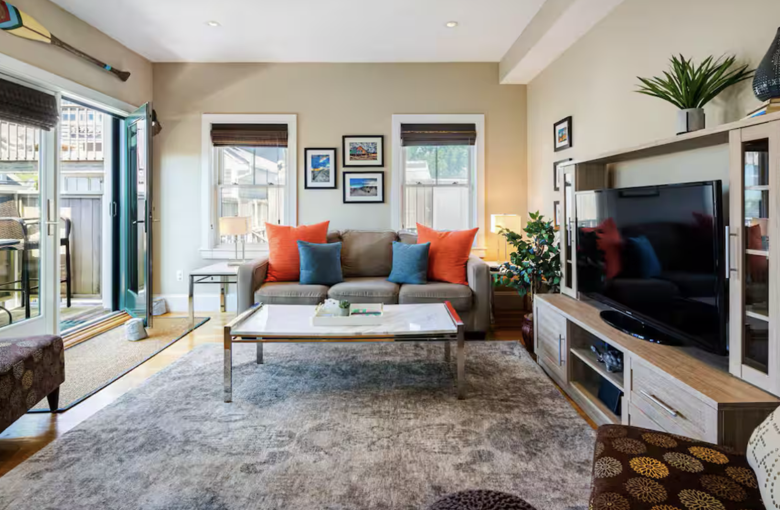 Clean bedroom interior